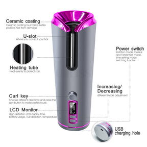 Portable Automatic Hair Curling Iron – Style Anywhere, Anytime