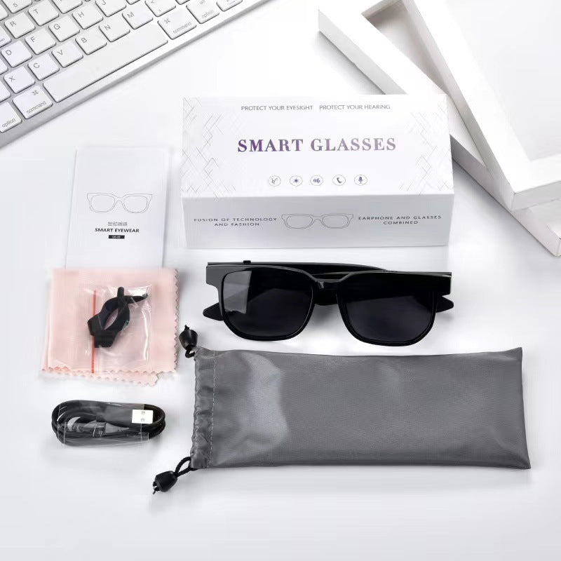 AI Smart Glasses | Premium Head-Mounted Smart Glasses for Music, Calls & More