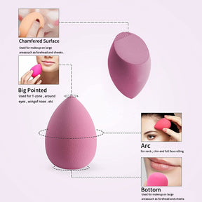 4/8pcs Makeup Sponge Blender Beauty Egg Cosmetic Puff Soft Foundation