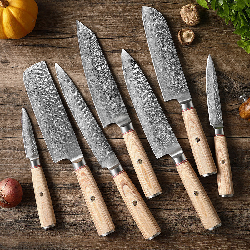 Handcrafted Damascus Steel Kitchen Knife | Premium Precision Blade