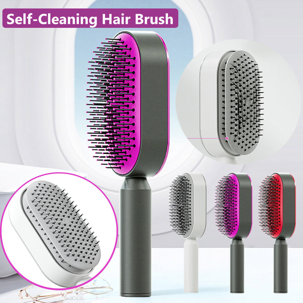 Self-Cleaning Hair Brush – A Luxurious Blend of Functionality and Elegance