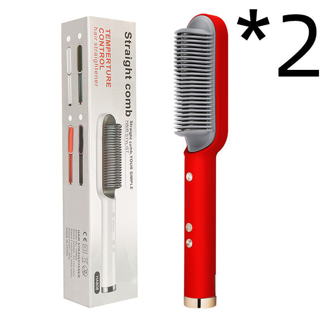 Revolutionize Your Hair Routine with the 2-in-1 Hair Straightener & Hot Comb