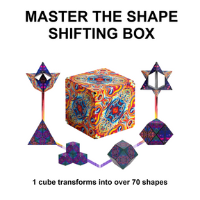 3D Changeable Magnetic Magic Cube For Kids Puzzle Cube Antistress Toy