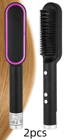 Revolutionize Your Hair Routine with the 2-in-1 Hair Straightener & Hot Comb