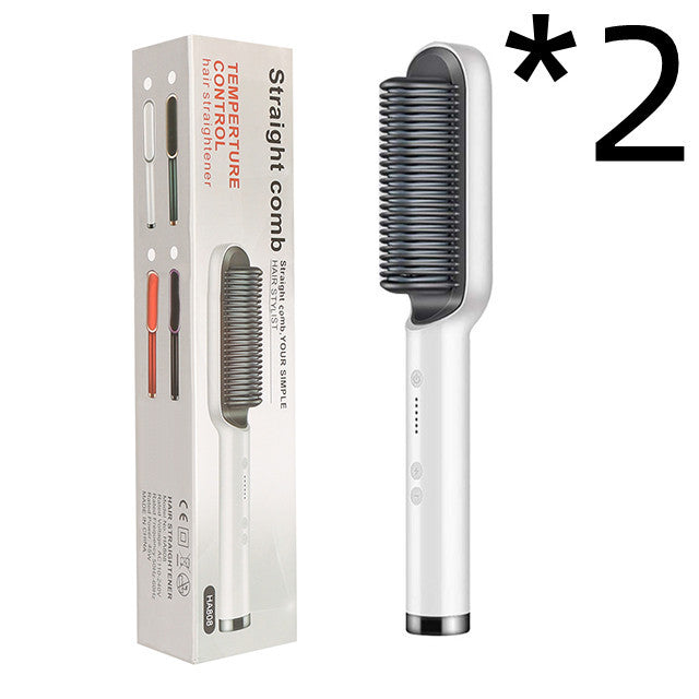 Revolutionize Your Hair Routine with the 2-in-1 Hair Straightener & Hot Comb